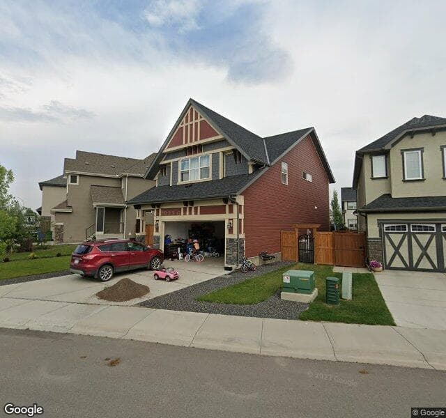 Street view of 140 Masters Rise SE, Calgary