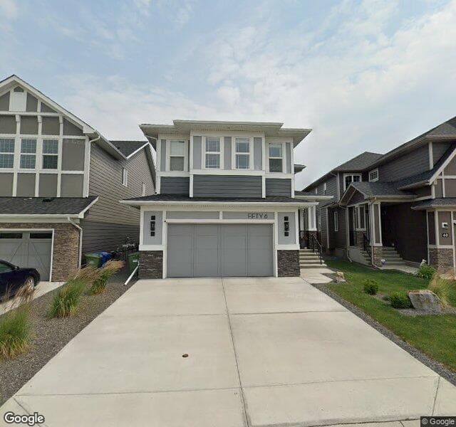Street view of 56 Cranbrook Circle SE, Calgary