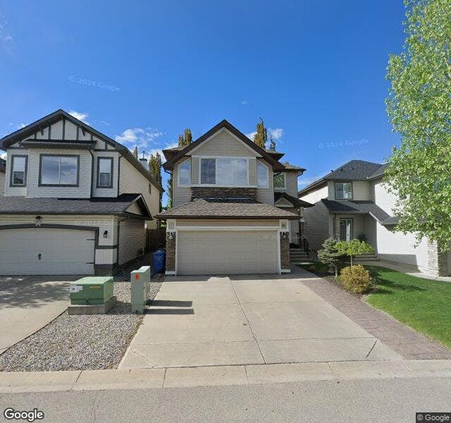 Street view of 91 Cranwell Square SE, Calgary