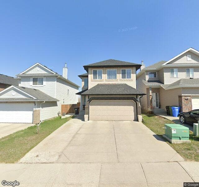 Street view of 86 Saddleland Close NE, Calgary