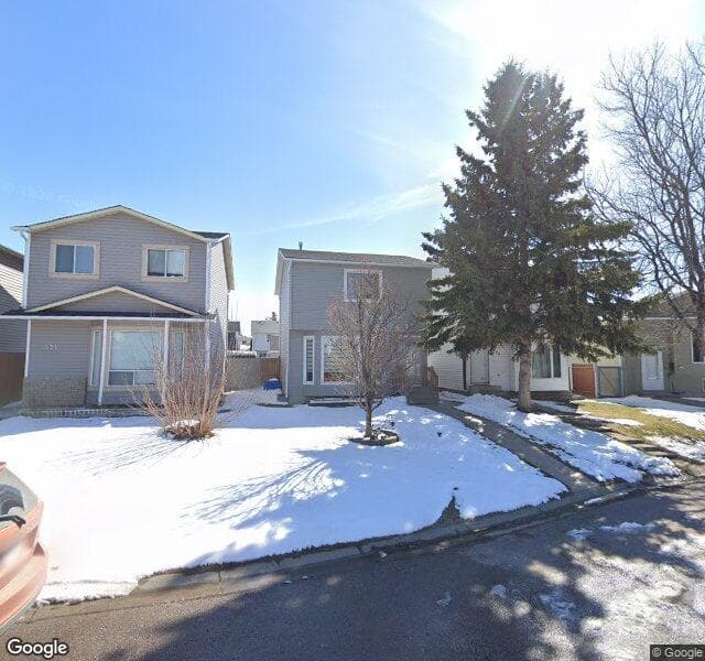 Street view of 375 Martinbrook Place NE, Calgary