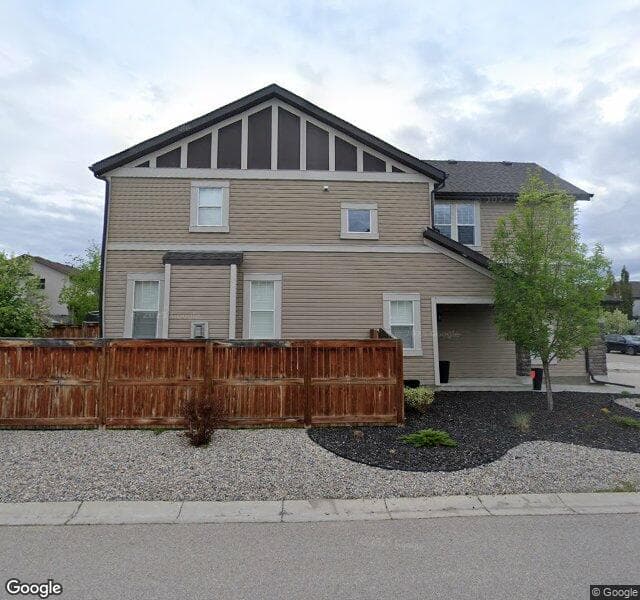 Street view of 204 Chaparral Valley Mews SE, Calgary