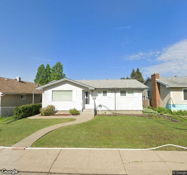 Street view of 13320 67 Street NW, Edmonton