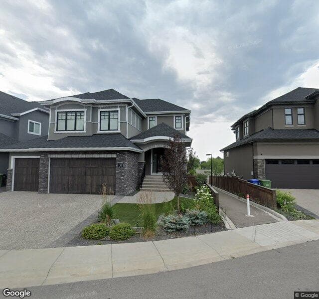 Street view of 33 Aspen Summit Circle SW, Calgary