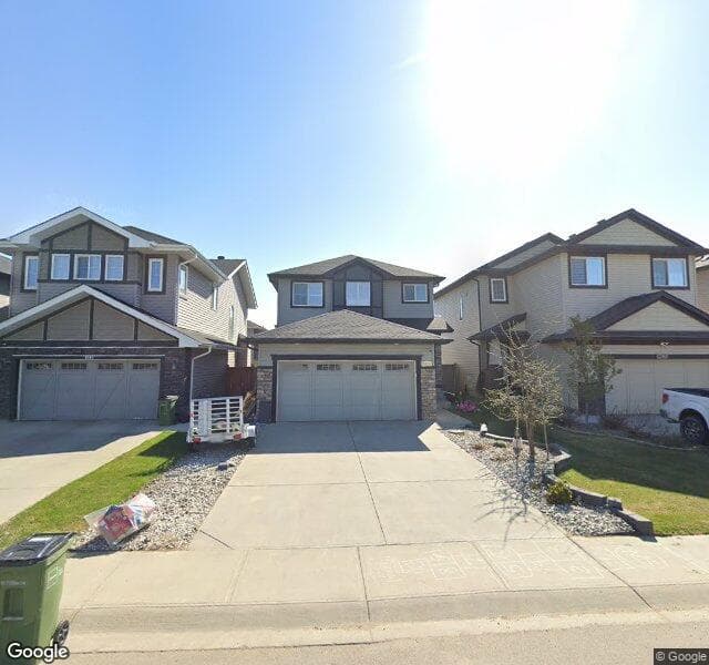 Street view of 9839 224 Street NW, Edmonton