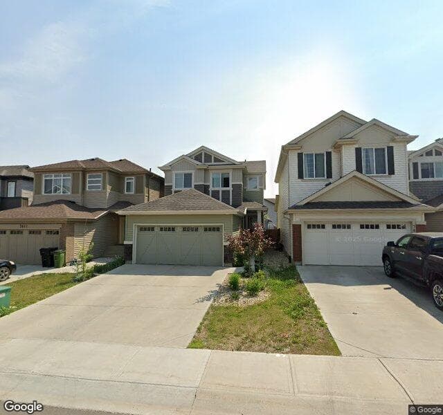 Street view of 7813 Erasmus Wynd NW, Edmonton