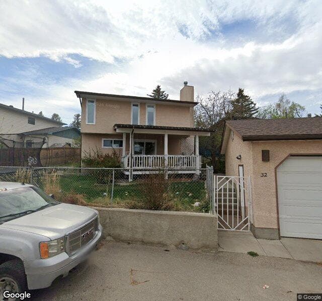 Street view of 32 Bermondsey Court NW, Calgary