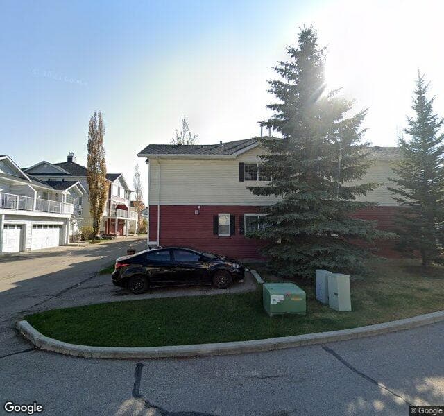 Street view of 503 Country Village Cape NE, Calgary