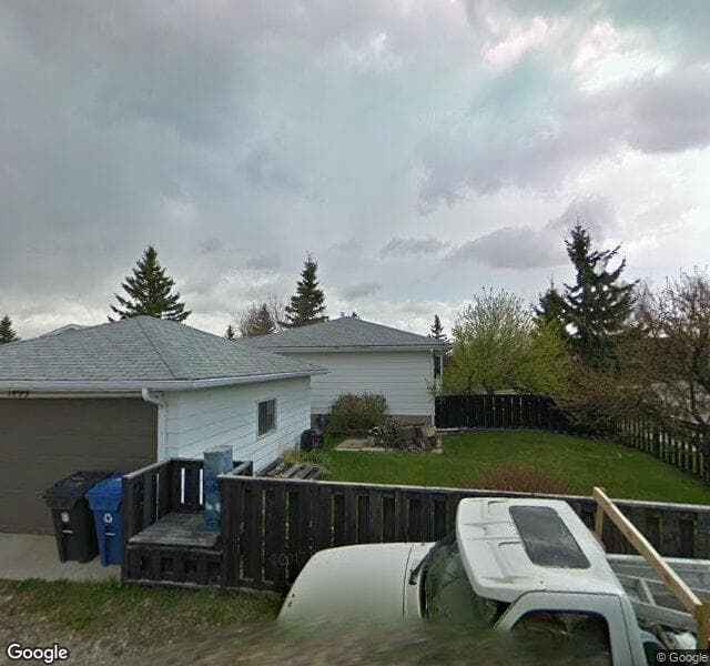 Street view of 1499 Hunterbrook Road NW, Calgary
