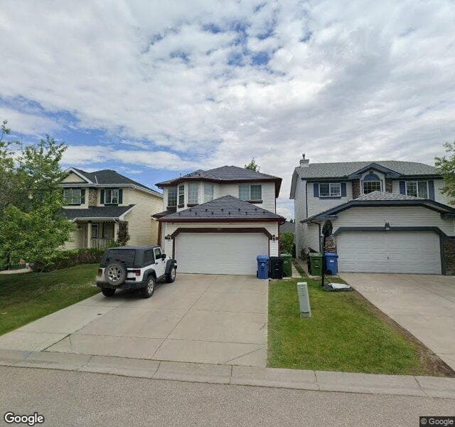 Street view of 105 Harvest Oak View NE, Calgary