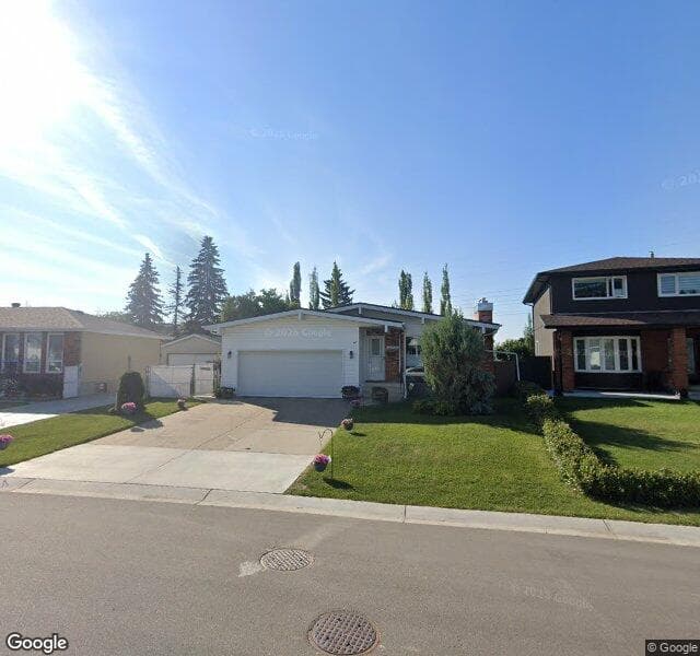 Street view of 11035 165 Avenue NW, Edmonton