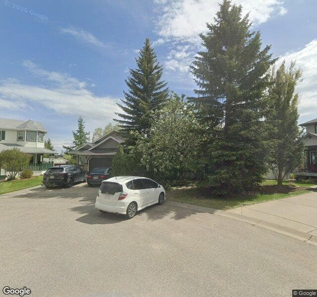 Street view of 25 Chaparral Mews SE, Calgary