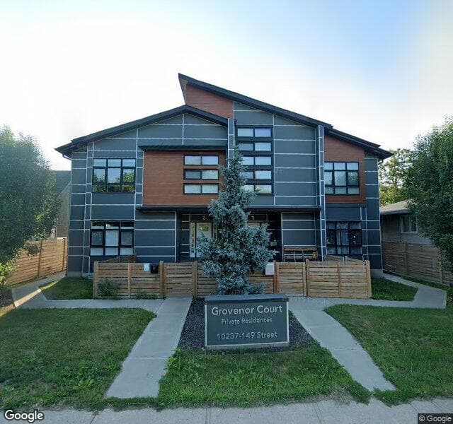 Street view of 1-10237 149 Street NW, Edmonton