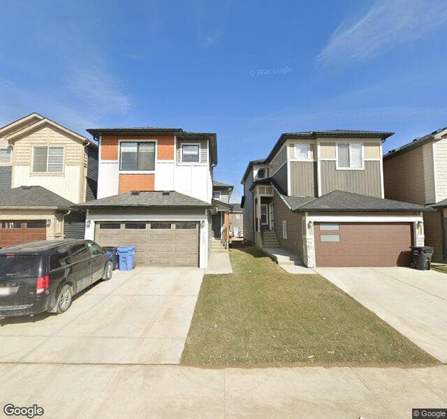 Street view of 412 Homestead Grove NE, Calgary