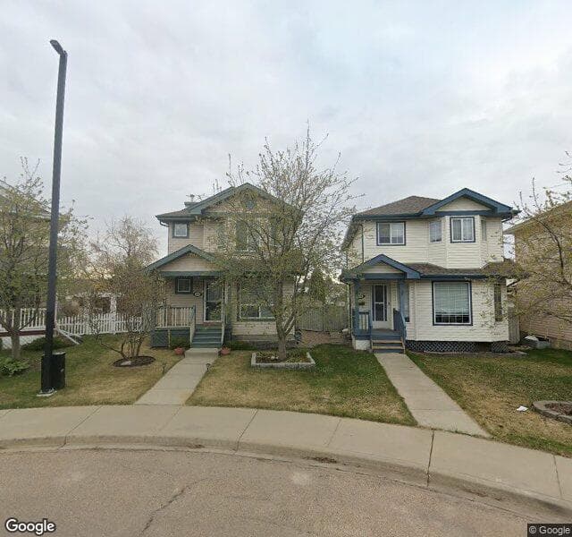 Street view of 1321 George Close NW, Edmonton