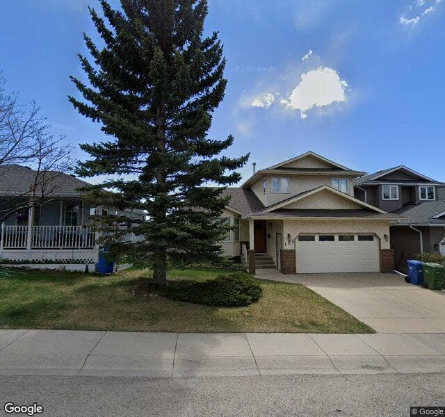 Street view of 125 Hawkdale Circle NW, Calgary