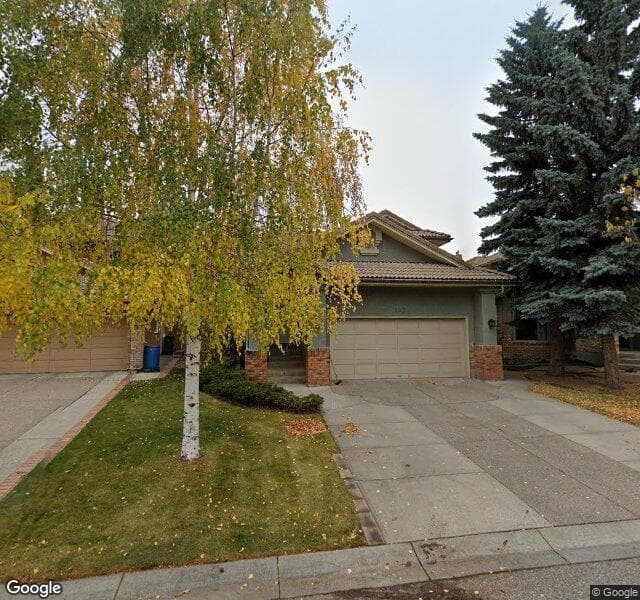 Street view of 132 Strathdale Close SW, Calgary