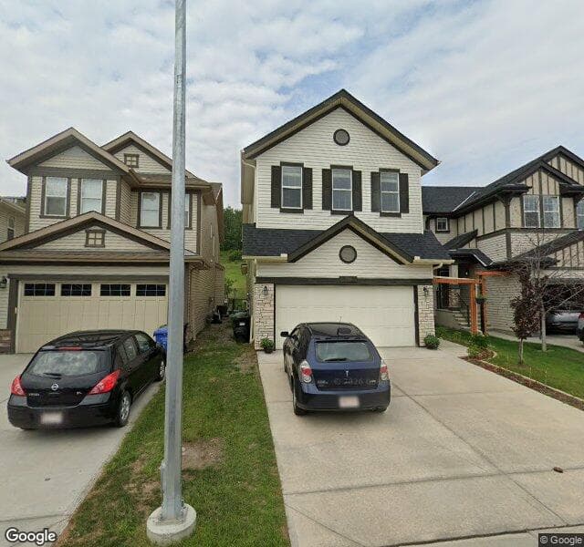 Street view of 383 Chaparral Valley Way SE, Calgary
