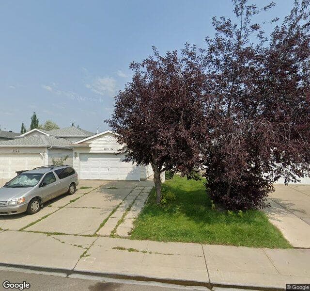 Street view of 8020 154 Avenue NW, Edmonton