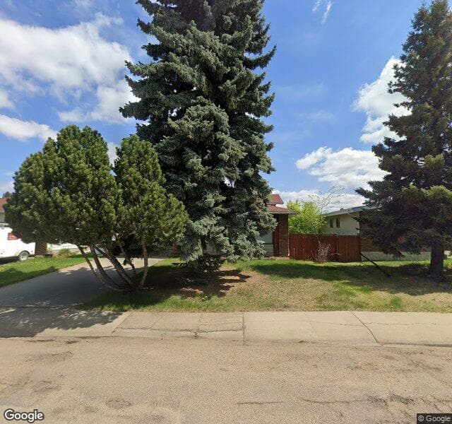 Street view of 15707 116 Street NW, Edmonton