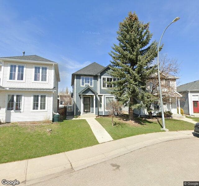 Street view of 167 Hidden Crescent NW, Calgary