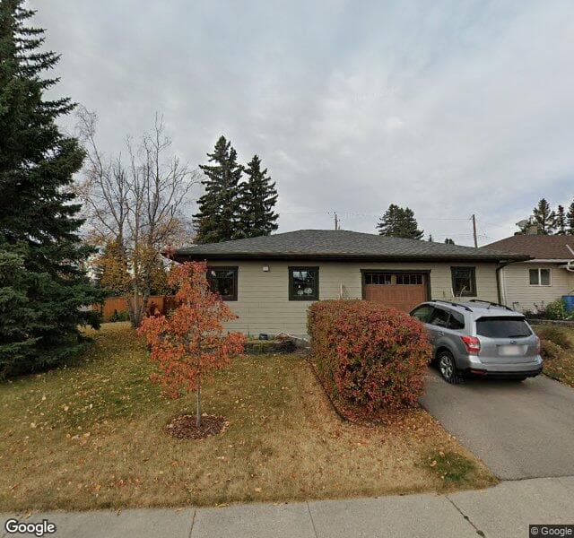 Street view of 3820 41 Avenue SW, Calgary