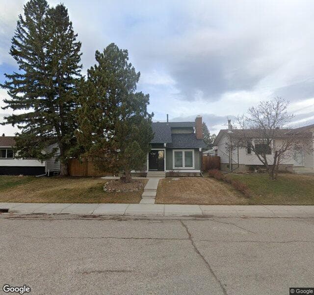 Street view of 436 Queensland Place SE, Calgary