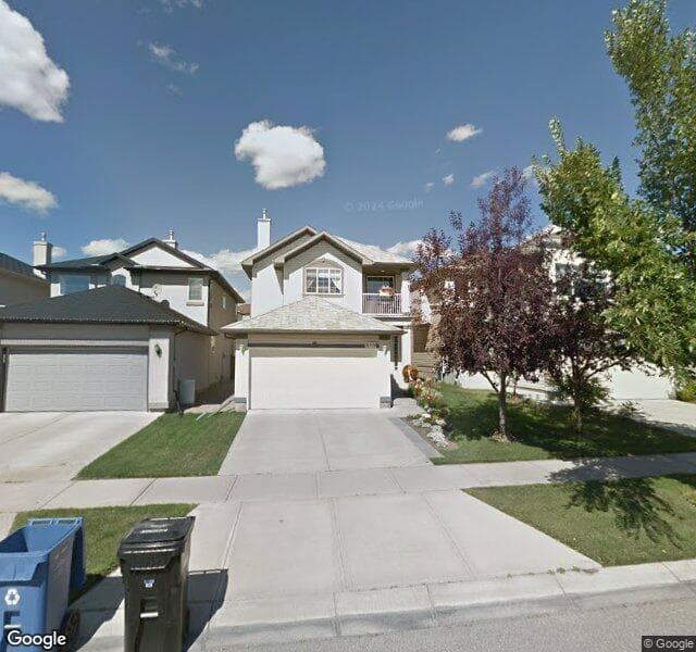 Street view of 11574 Tuscany Boulevard NW, Calgary