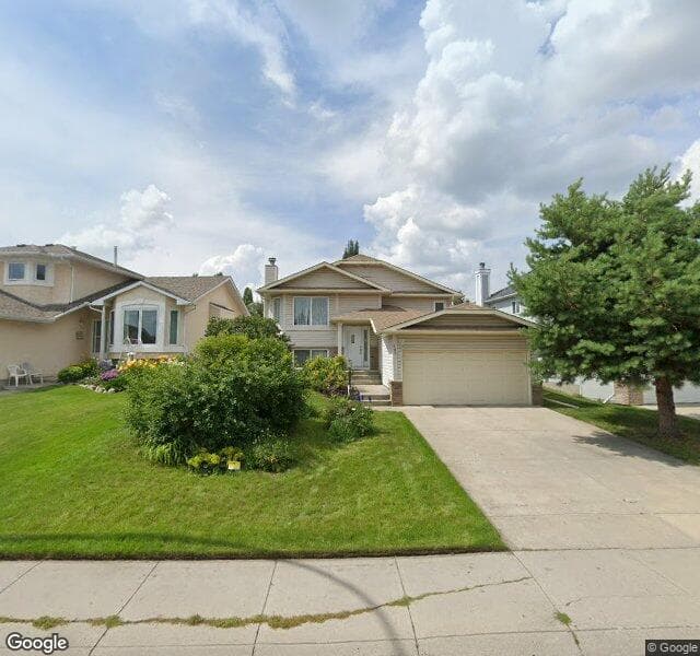Street view of 593 Shawinigan Drive SW, Calgary