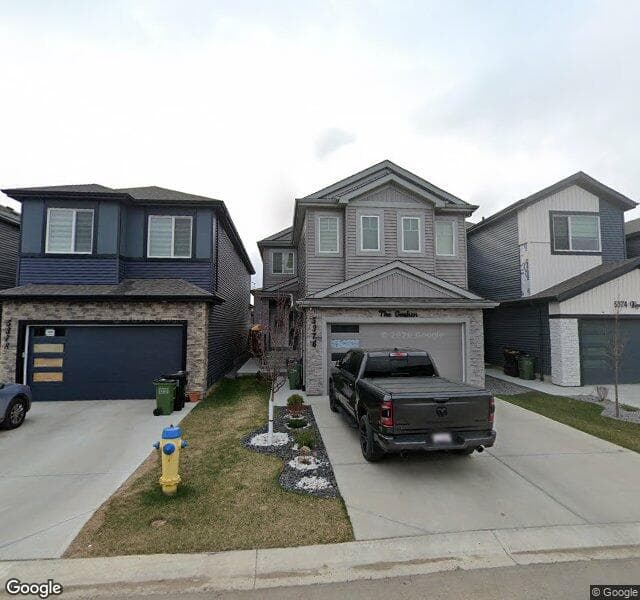 Street view of 5376 Kimball Place SW, Edmonton
