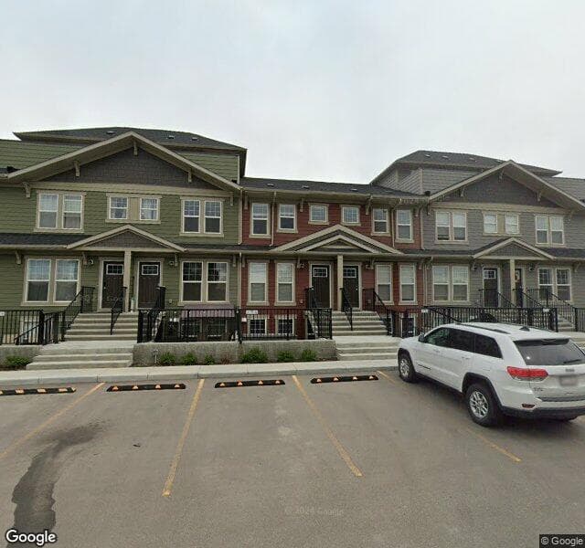 Street view of 461 Cranbrook Square SE, Calgary