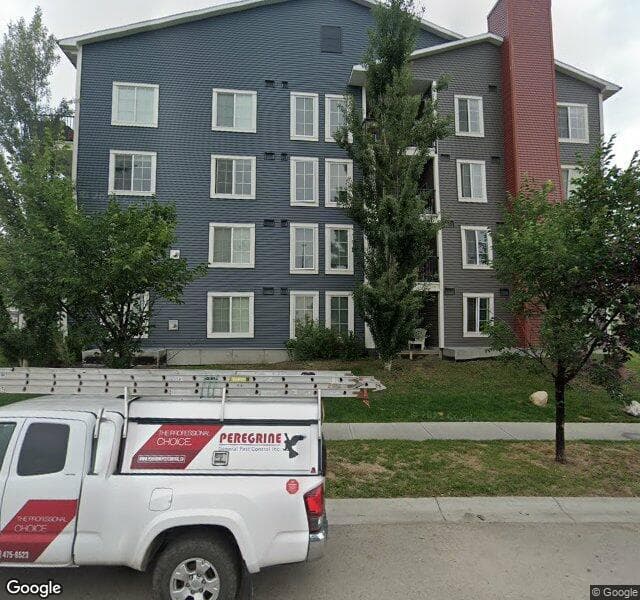 Street view of 1315-755 Copperpond Boulevard SE, Calgary