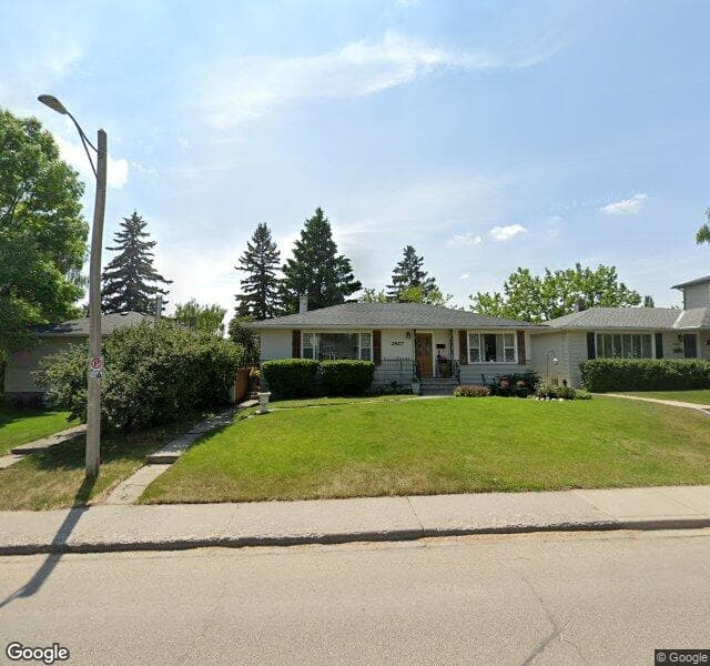 Street view of 2807 13 Avenue NW, Calgary
