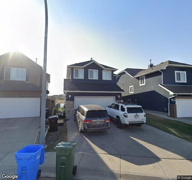 Street view of 238 Saddlecreek Point NE, Calgary