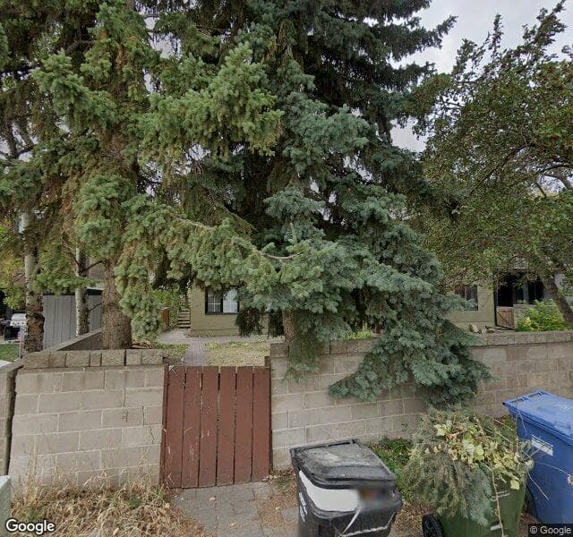 Street view of 1424 Windsor Street NW, Calgary