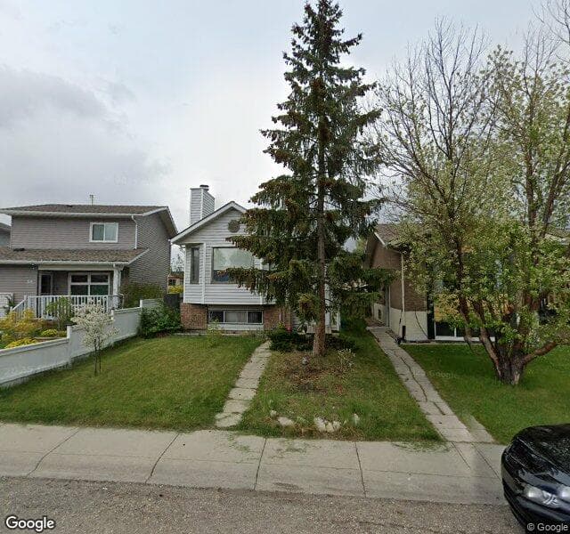 Street view of 52 Shawglen Way SW, Calgary