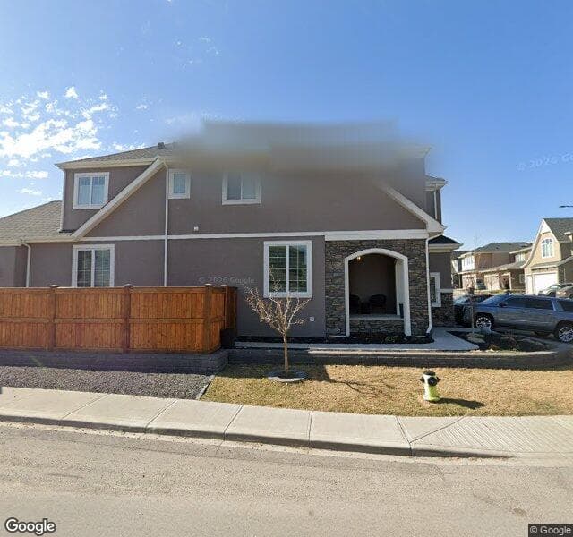 Street view of 217 Evansridge Place NW, Calgary