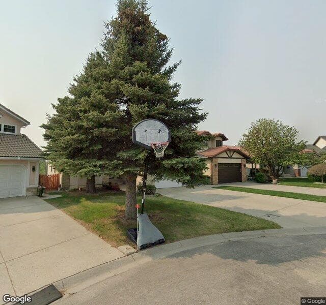 Street view of 128 Edgebank Place NW, Calgary