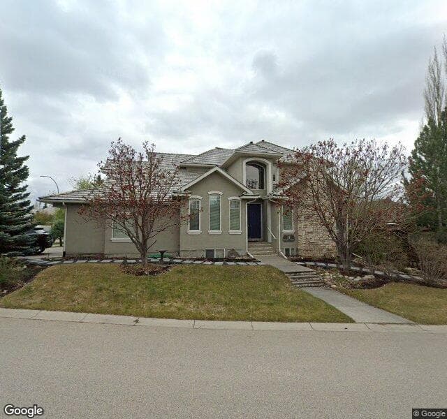 Street view of 11 Evergreen Manor SW, Calgary