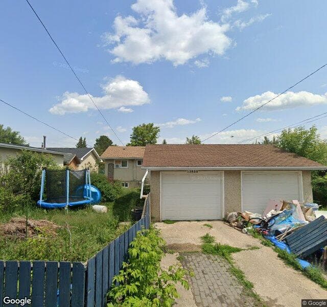 Street view of 13608 139 Street NW, Edmonton