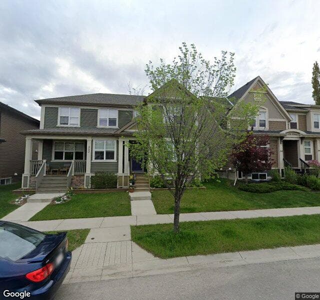 Street view of 298 Chaparral Valley Drive SE, Calgary