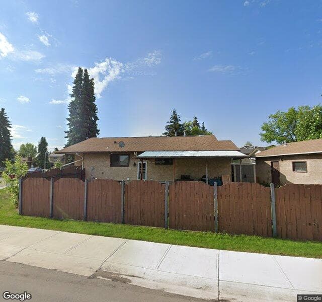 Street view of 17124 101 Street NW, Edmonton