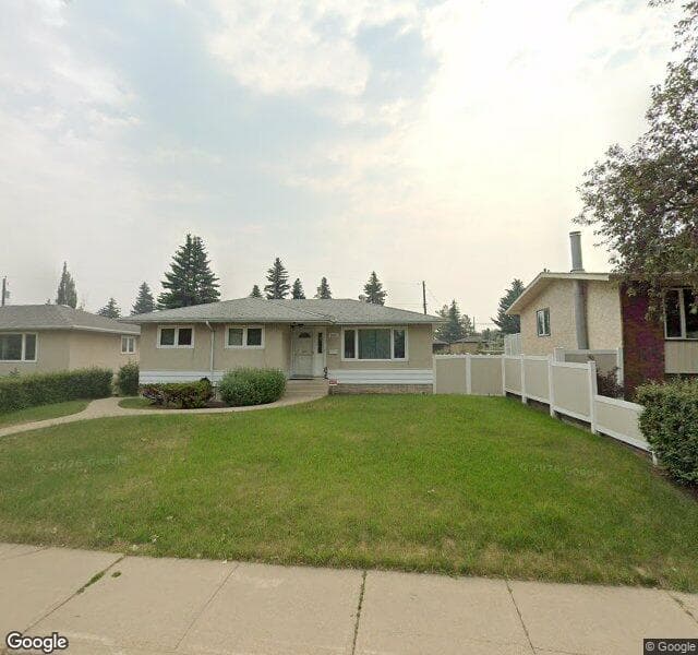 Street view of 9335 58 Street NW, Edmonton