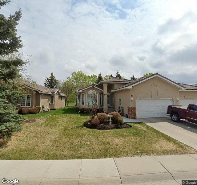 Street view of 231 Hamptons Park NW, Calgary