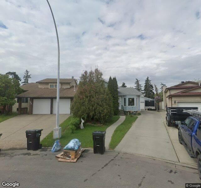 Street view of 216 Lago Lindo Crescent NW, Edmonton