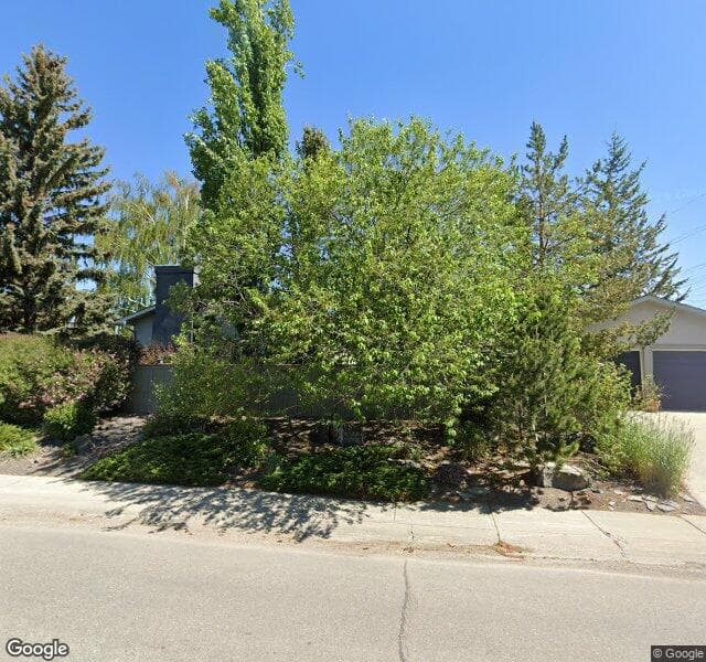 Street view of 6532 Larkspur Way SW, Calgary