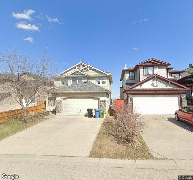Street view of 221 Panamount Drive NW, Calgary