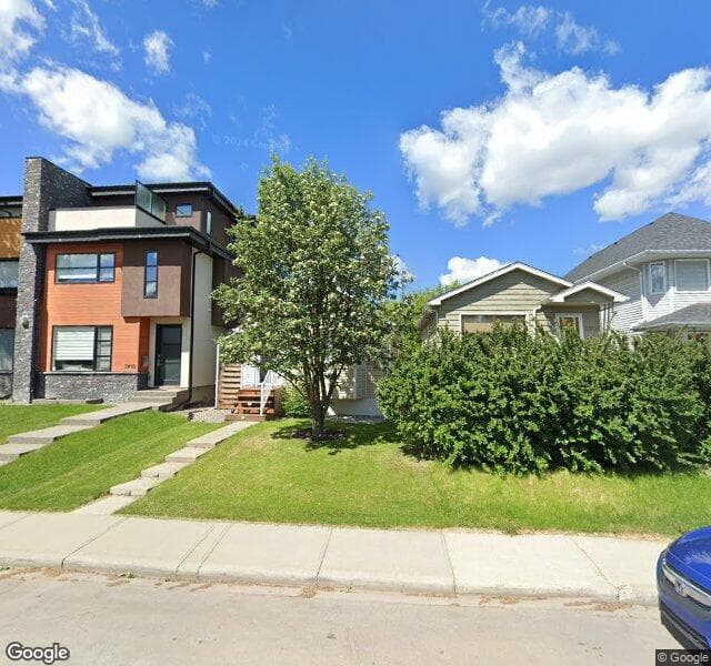 Street view of 2411 24A Street SW, Calgary