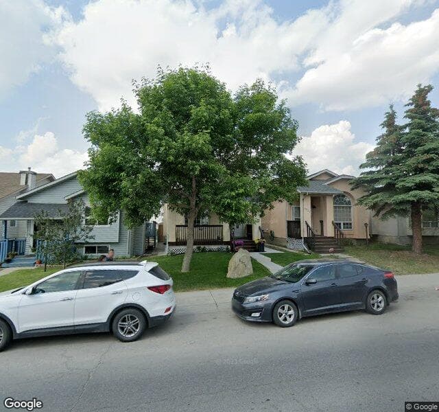 Street view of 6930 Laguna Way NE, Calgary