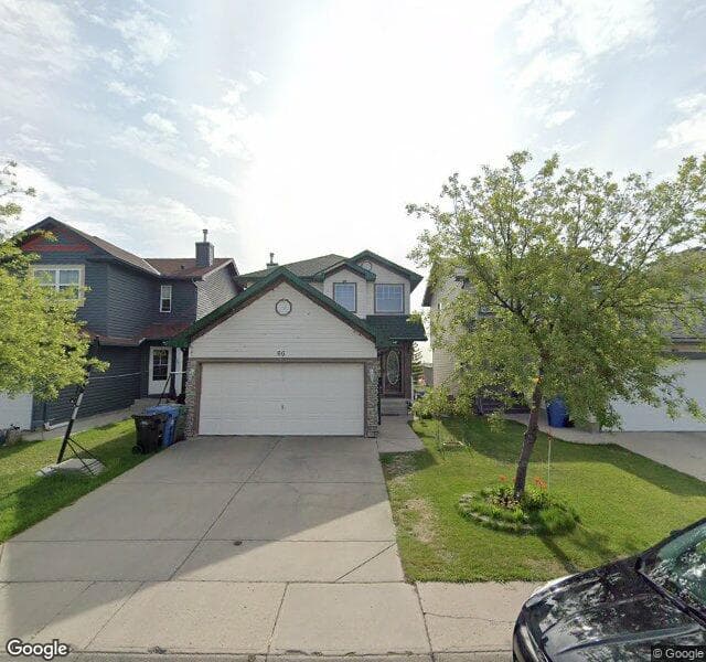 Street view of 96 Tarington Green NE, Calgary